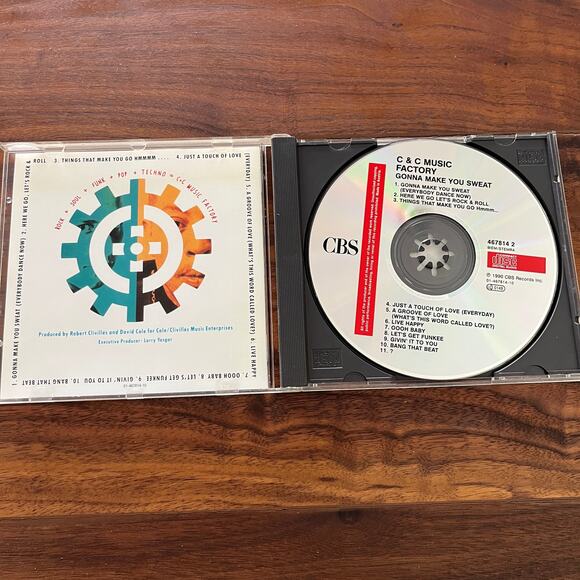 C+C Music Factory Gonna Make You Sweat CD 1990 CBS 4678142 - Picture 6 of 11